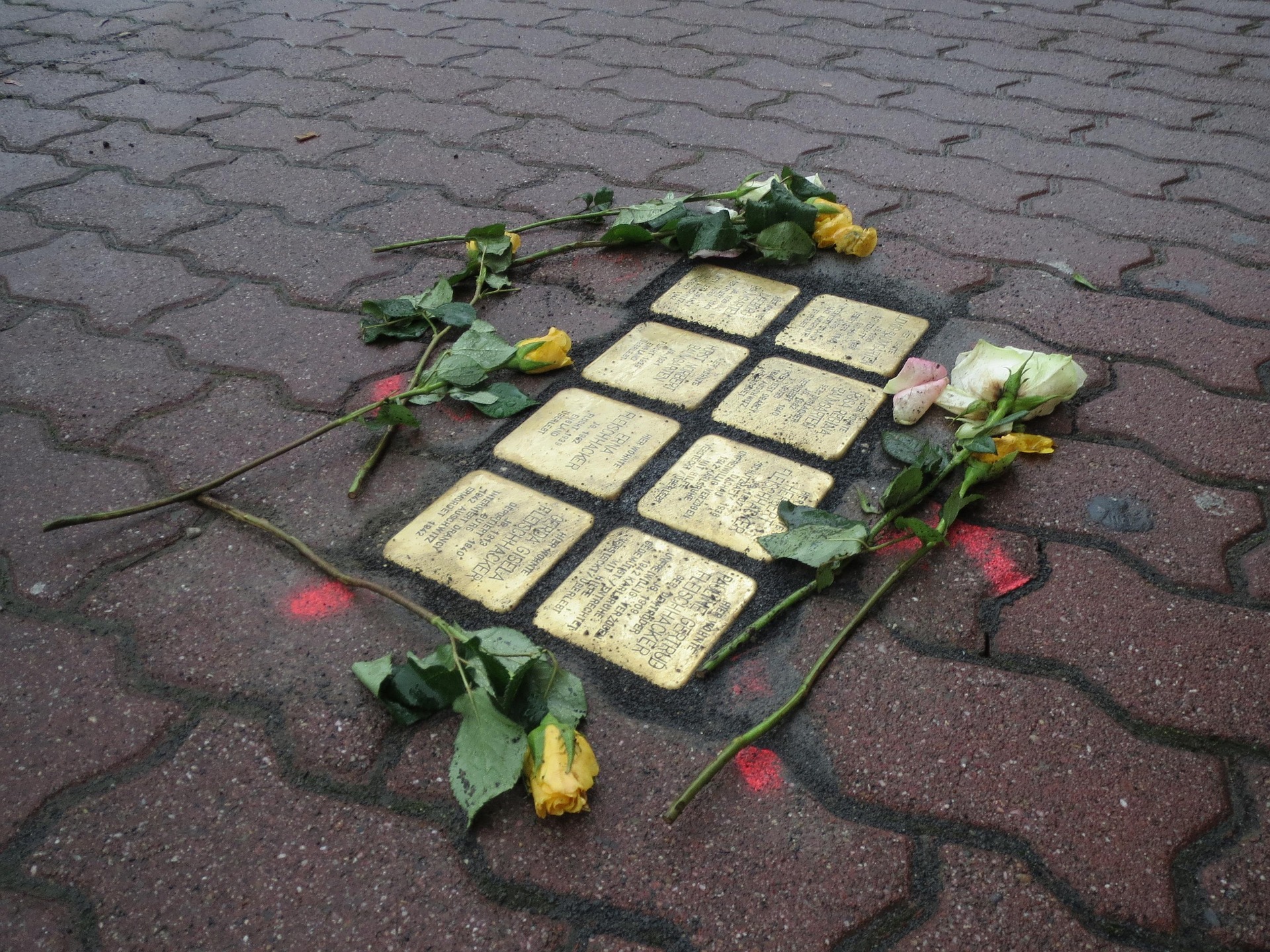 Verlegung der Stolpersteine